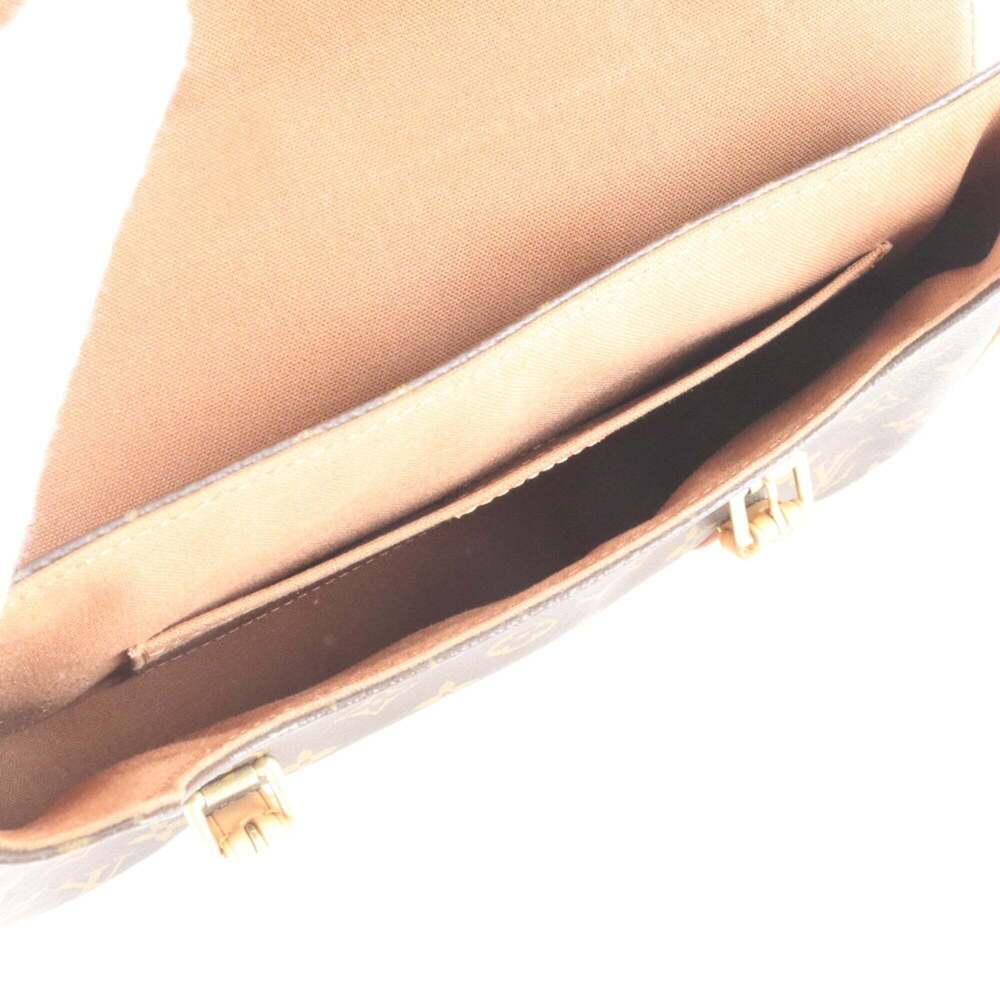 LOUIS VUITTON Brown Monogram Leather Backpack - Picture 8 of 10